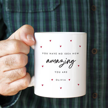 Personalised You Are Amazing Mug Gift, 5 of 8