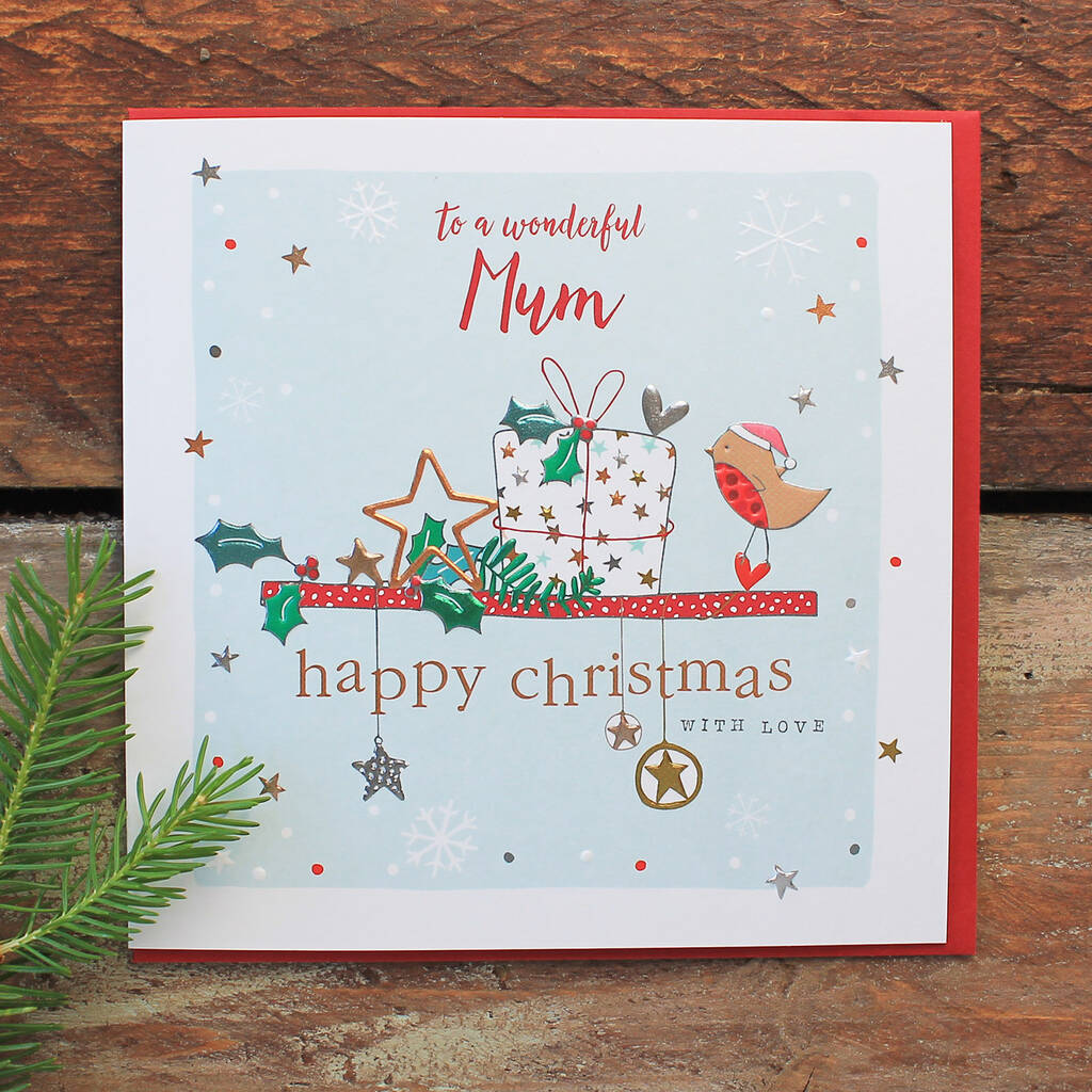 Christmas Card For A Wonderful Mum By Molly Mae | notonthehighstreet.com