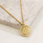 18ct Gold Plated Daffodil Necklace, thumbnail 1 of 5