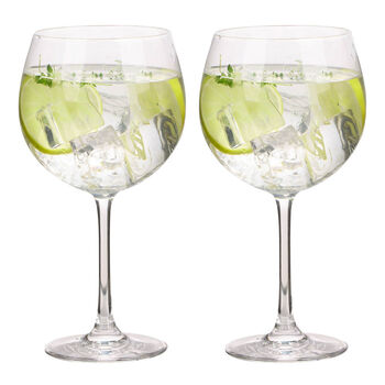 Two Personalised Gin Glasses Gift Set, 2 of 8