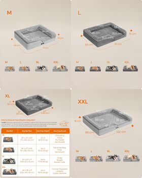 Memory Foam Dog Bed Sofa Pet Couch, 2 of 5