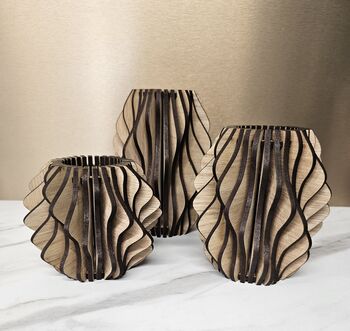 Modern Oak Veneer Decorative Ornaments, 4 of 5