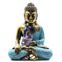 Teal And Gold Buddha Large, thumbnail 7 of 7