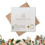 Let It Snow Christmas Plantable Seed Paper Card, thumbnail 2 of 2