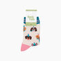 Party Dogs Bamboo Socks In Cream, thumbnail 4 of 4