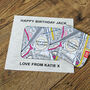 Favourite Football Grounds Coaster Card, thumbnail 3 of 12