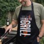 Personalised Licence To Grill Apron, thumbnail 1 of 6