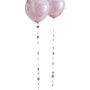 Happy Birthday Balloon Rose Gold Foiled Tails, thumbnail 2 of 3