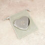 Personalised 70th Birthday Sixpence Heart Compact Mirror, thumbnail 6 of 7