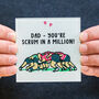 'Scrum In A Million' Rugby Coaster For Dad, thumbnail 1 of 4