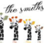 Personalised Family Giraffe Print, thumbnail 4 of 4
