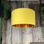 Banana Lampshade With Copper Or Gold Foil Lining, thumbnail 1 of 9