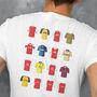 Arsenal Football Retro Kits T Shirt, thumbnail 2 of 7