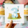Personalised Winnie The Pooh 1st Birthday Card *Age + Colour Options, thumbnail 3 of 6