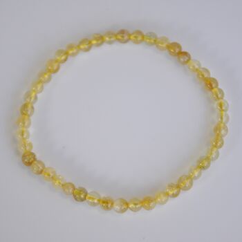 Birthstone Crystal Bracelet Gift November Citrine, 3 of 4