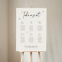 Scattered Hearts Wedding Seating Plan Sign, thumbnail 1 of 5