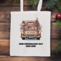 Personalised Christmas Vintage Truck Tote Bag, thumbnail 6 of 10