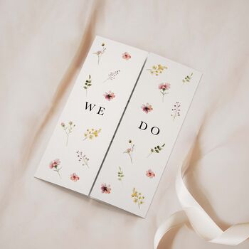 Flora Gatefold Wedding Invitations, 2 of 5