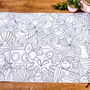 Mermaid Colour In Poster Giant Children's Activity, thumbnail 1 of 6