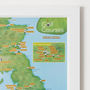 Personalised Scratch Off UK Golf Courses Print, thumbnail 6 of 9