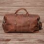 Genuine Leather Holdall With Shoes Storage, thumbnail 10 of 12