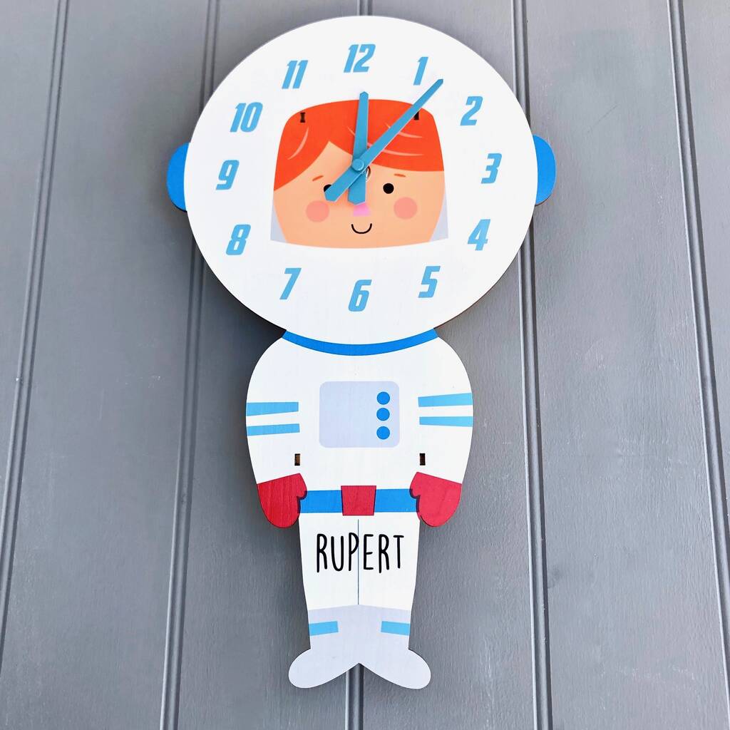Personalised Children's Wall Clock, 1 of 4