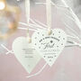 Personalised Couples First Christmas Bauble, thumbnail 3 of 4
