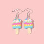 Candy Sweet Fun Ice Cream Earrings Gift, thumbnail 1 of 3