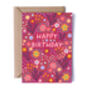 Floral Birthday Card For Women, Dark Pink Flowers, For Her, thumbnail 5 of 5