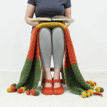 Amy Slippers Crochet Kit, 4 of 5
