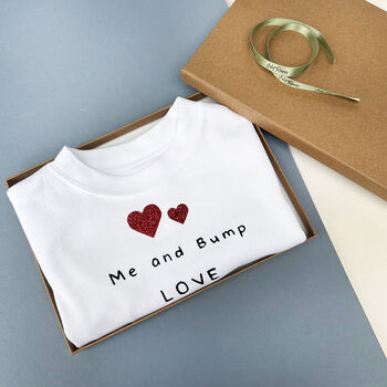 Me And Bump Love You T Shirt, 4 of 5
