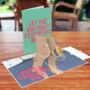 Cracking Birthday 3D Pop Up Funny B'day Cheeky Bum Silly Card, thumbnail 1 of 9