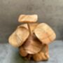 Mushroom Tealight Incense Holder Handmade Teak Wooden Gift, thumbnail 2 of 7