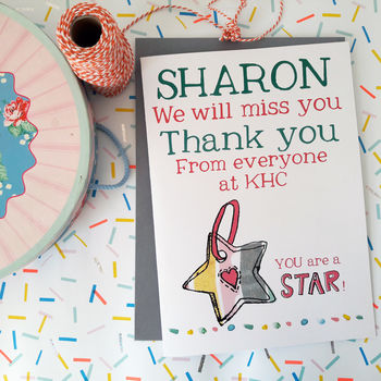 Personalised Big Thank You Card, 3 of 12