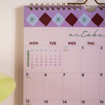 2026 2027 Mid Year Calendar | Boho Circus | A4, 5 of 6