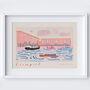 Royal Albert Docks Poster, Liverpool Painted Scene, thumbnail 4 of 4