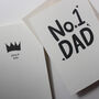 No.One Dad Fathers Day Card, thumbnail 7 of 8