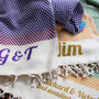 Personalised Cotton Throw, Gift For Mothers, thumbnail 9 of 12
