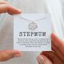 Step Mum Gift, Sterling Silver Heart Necklace, thumbnail 1 of 10