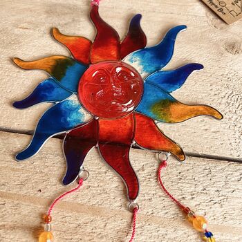 Smiling Rainbow Sun Shine Sun Catcher, 3 of 5