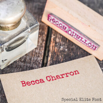 Personalised Name Rubber Stamp, 2 of 9