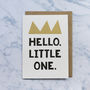 'Hello, Little One' Greetings Card, thumbnail 2 of 3
