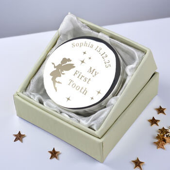 Personalised Fairy Princess First Tooth Trinket Box, 3 of 4