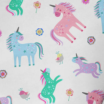 Kids Unicorn Wrapping Paper Roll Or Folded V2, 2 of 2