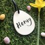 Personalised Hanging Ceramic Easter Egg Decoration, thumbnail 6 of 6