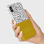 Personalised Mustard Animal Pattern Phone Case, thumbnail 2 of 6