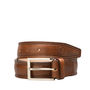 Mens Luxury Leather Casual Belt 'The Franco', thumbnail 2 of 12
