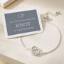 Knot Of Friendship Drawstring Adjustable Bracelet, thumbnail 1 of 6