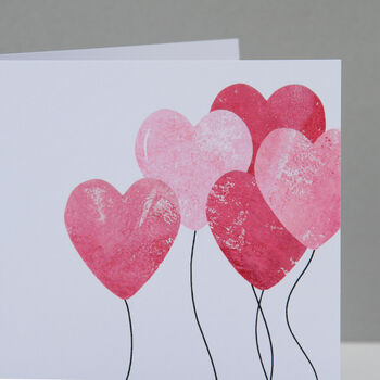 Heart Balloons Love Card, 3 of 6