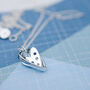 Family Birthstone Personalised Heart Spinner Necklace, thumbnail 5 of 9